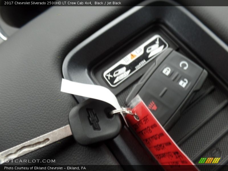 Black / Jet Black 2017 Chevrolet Silverado 2500HD LT Crew Cab 4x4