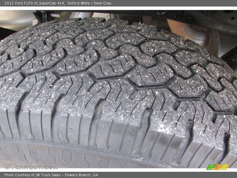 Oxford White / Steel Gray 2013 Ford F150 XL SuperCab 4x4