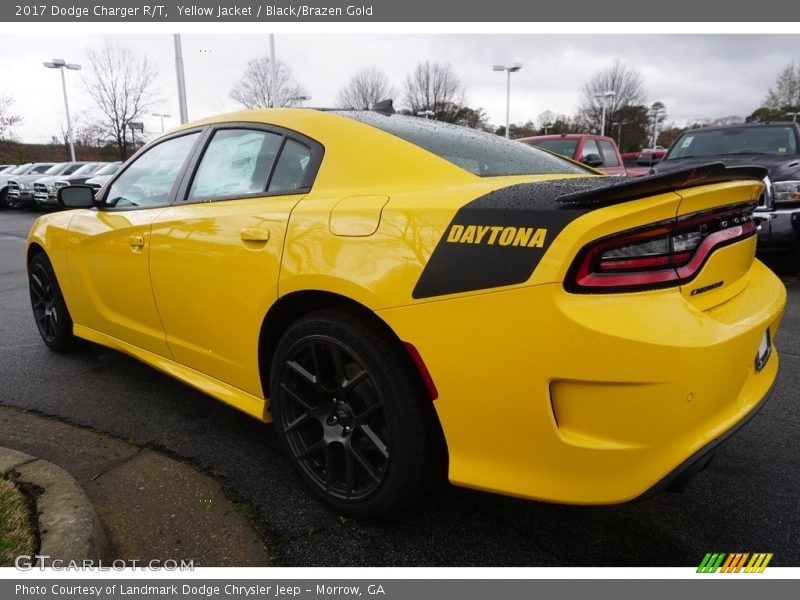 Yellow Jacket / Black/Brazen Gold 2017 Dodge Charger R/T