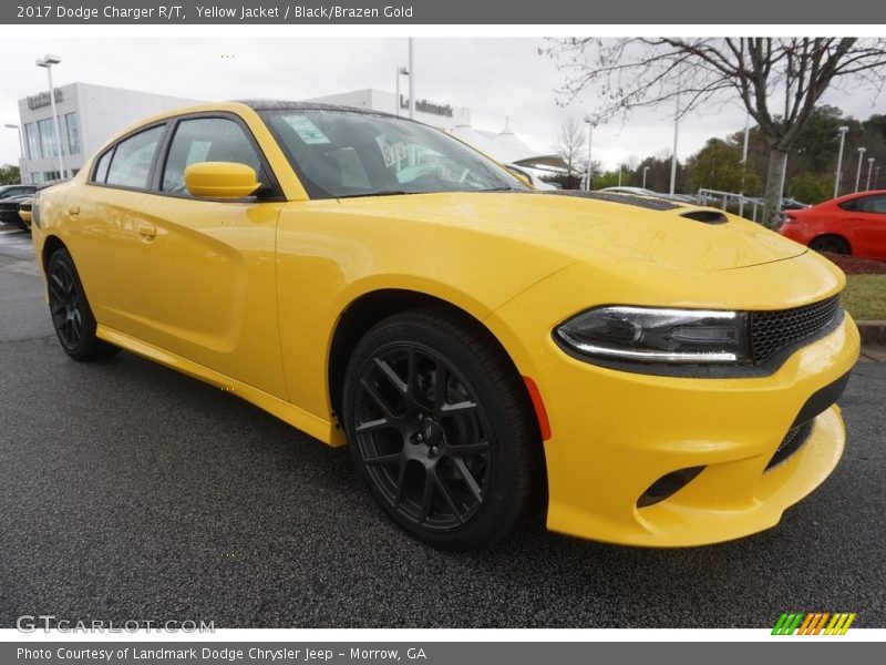 Yellow Jacket / Black/Brazen Gold 2017 Dodge Charger R/T