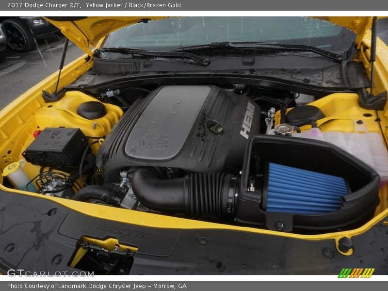 Yellow Jacket / Black/Brazen Gold 2017 Dodge Charger R/T