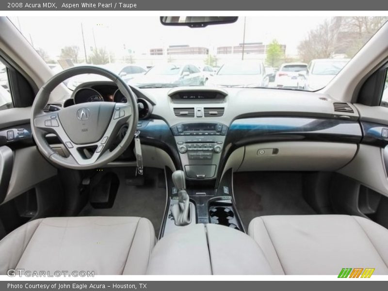 Aspen White Pearl / Taupe 2008 Acura MDX