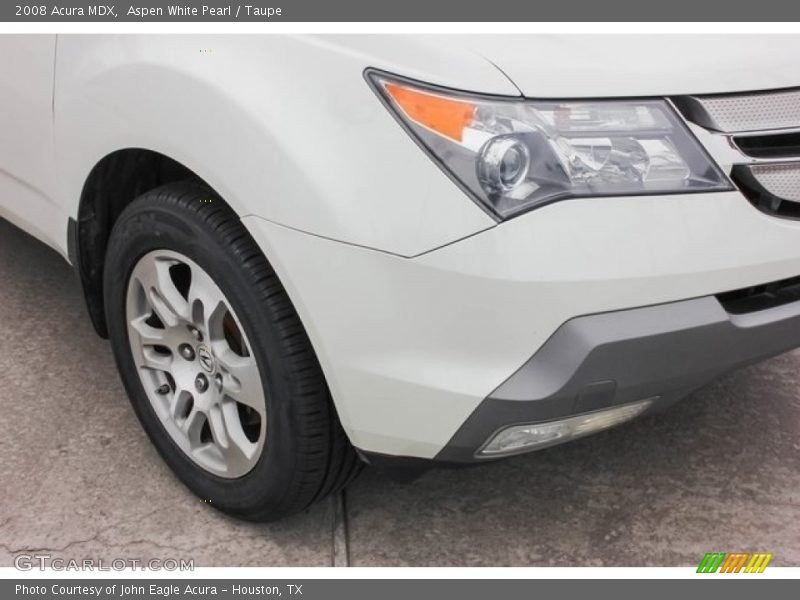 Aspen White Pearl / Taupe 2008 Acura MDX