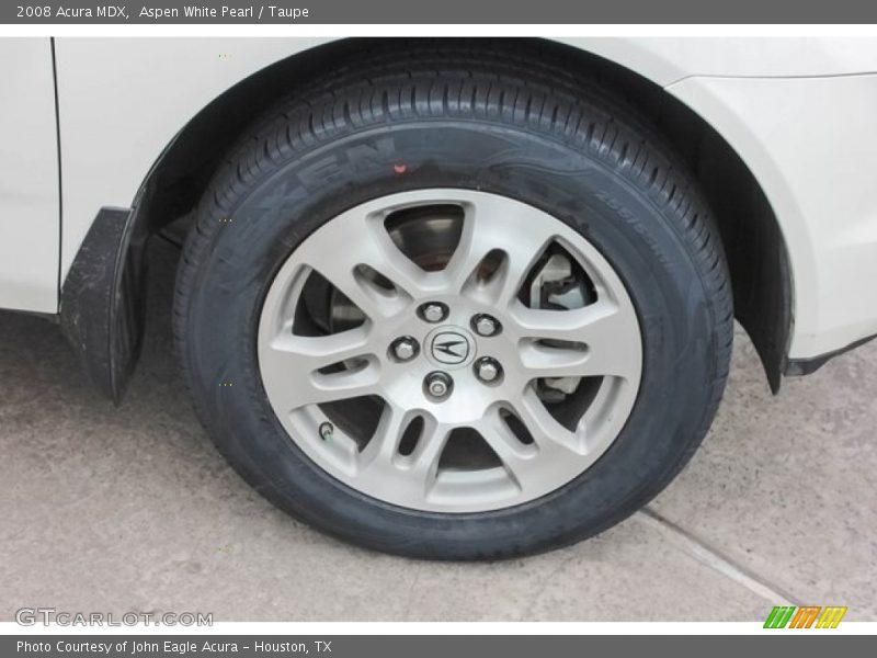 Aspen White Pearl / Taupe 2008 Acura MDX