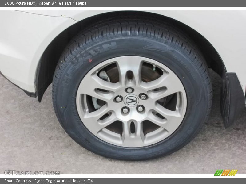 Aspen White Pearl / Taupe 2008 Acura MDX