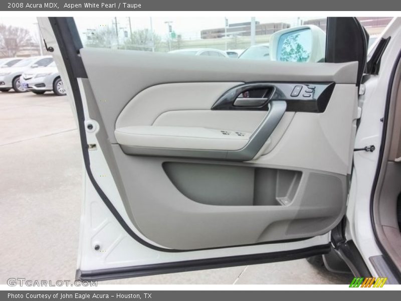 Aspen White Pearl / Taupe 2008 Acura MDX