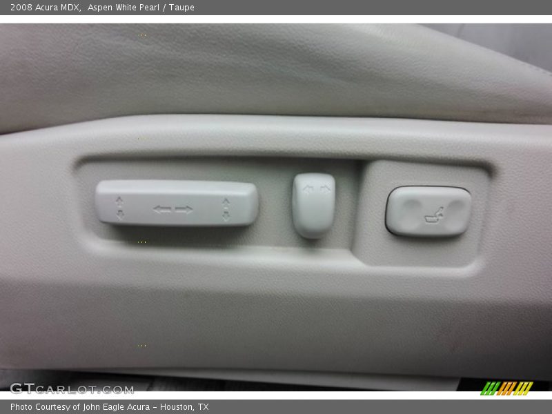 Aspen White Pearl / Taupe 2008 Acura MDX