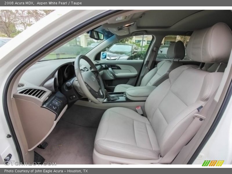 Aspen White Pearl / Taupe 2008 Acura MDX