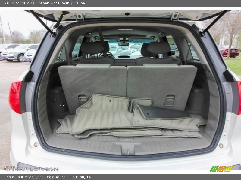 Aspen White Pearl / Taupe 2008 Acura MDX