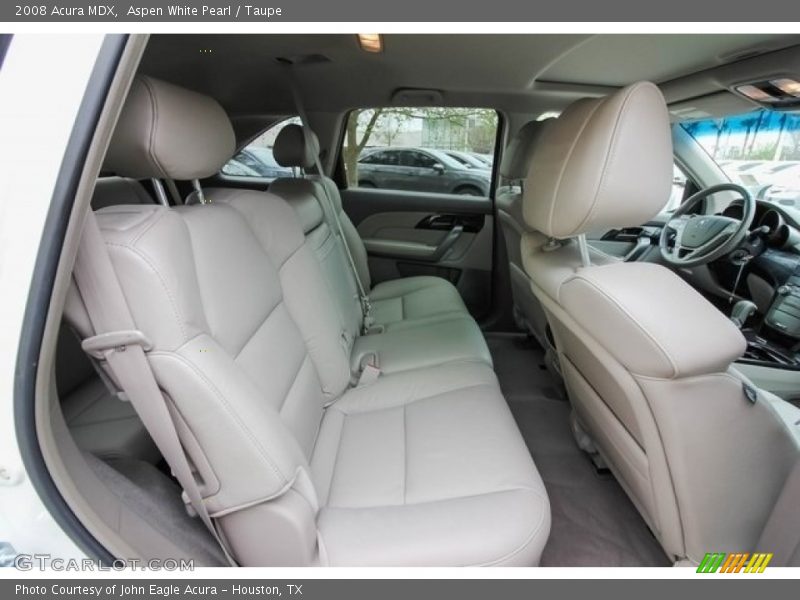 Aspen White Pearl / Taupe 2008 Acura MDX