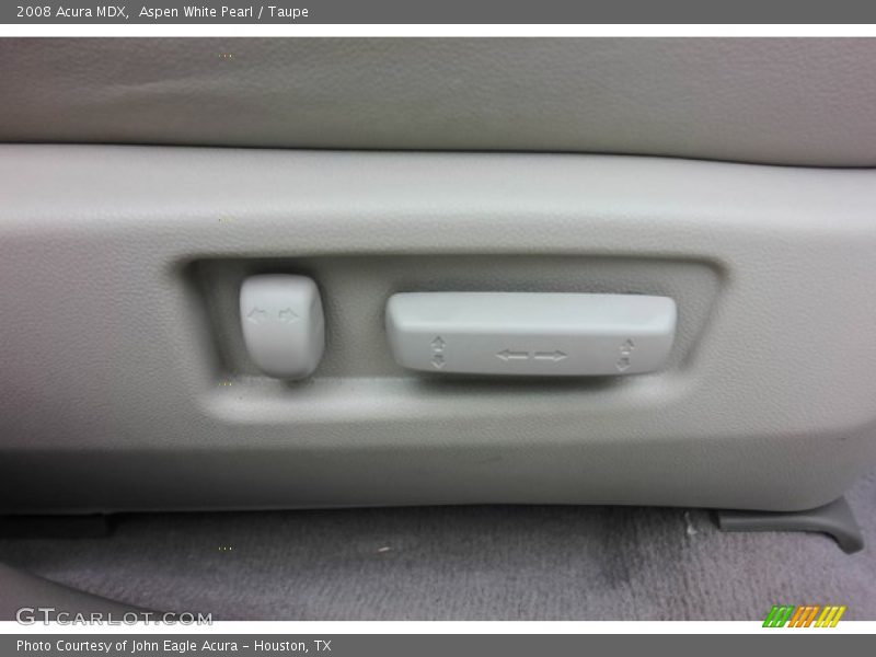 Aspen White Pearl / Taupe 2008 Acura MDX