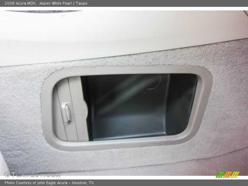 Aspen White Pearl / Taupe 2008 Acura MDX