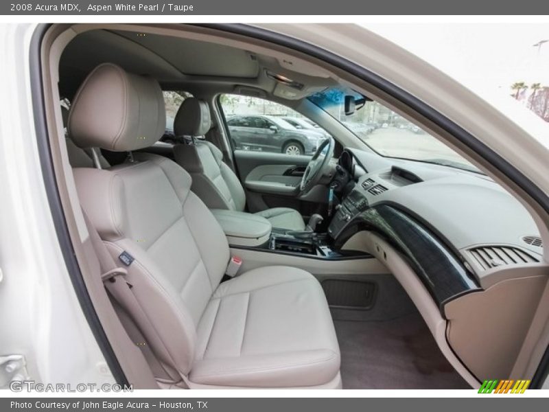 Aspen White Pearl / Taupe 2008 Acura MDX