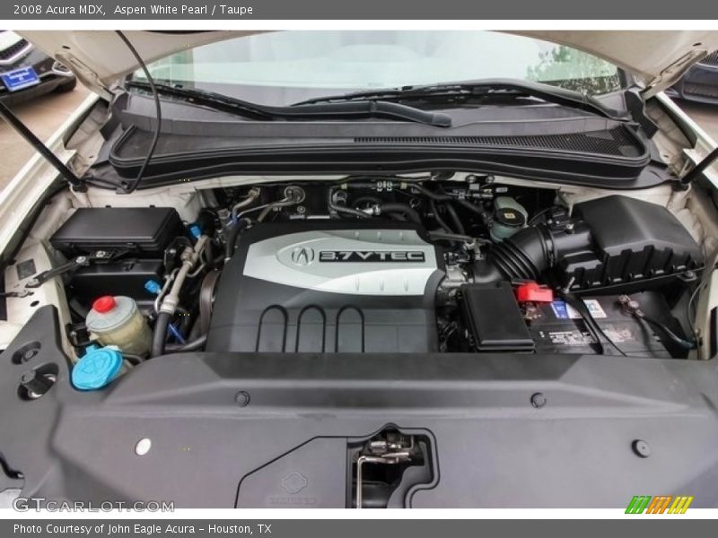 Aspen White Pearl / Taupe 2008 Acura MDX