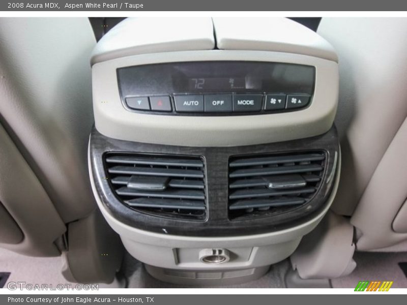 Aspen White Pearl / Taupe 2008 Acura MDX