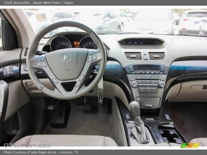 Aspen White Pearl / Taupe 2008 Acura MDX