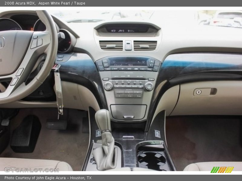 Aspen White Pearl / Taupe 2008 Acura MDX