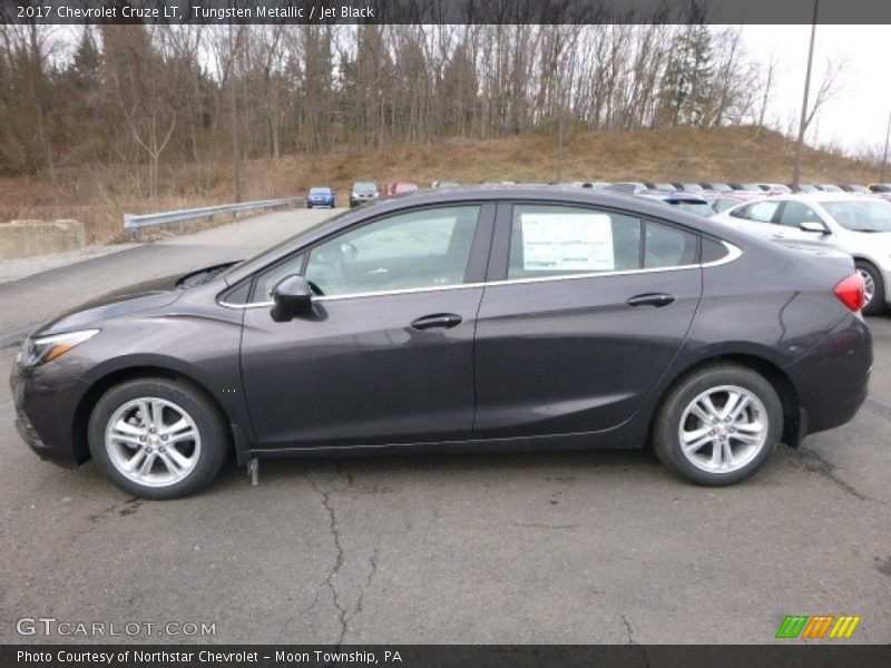 Tungsten Metallic / Jet Black 2017 Chevrolet Cruze LT