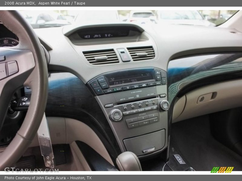 Aspen White Pearl / Taupe 2008 Acura MDX