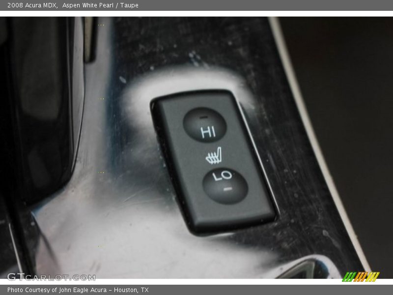 Aspen White Pearl / Taupe 2008 Acura MDX