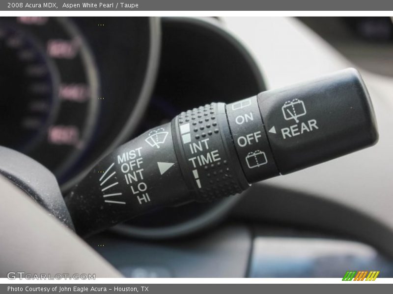 Aspen White Pearl / Taupe 2008 Acura MDX
