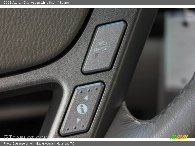 Aspen White Pearl / Taupe 2008 Acura MDX