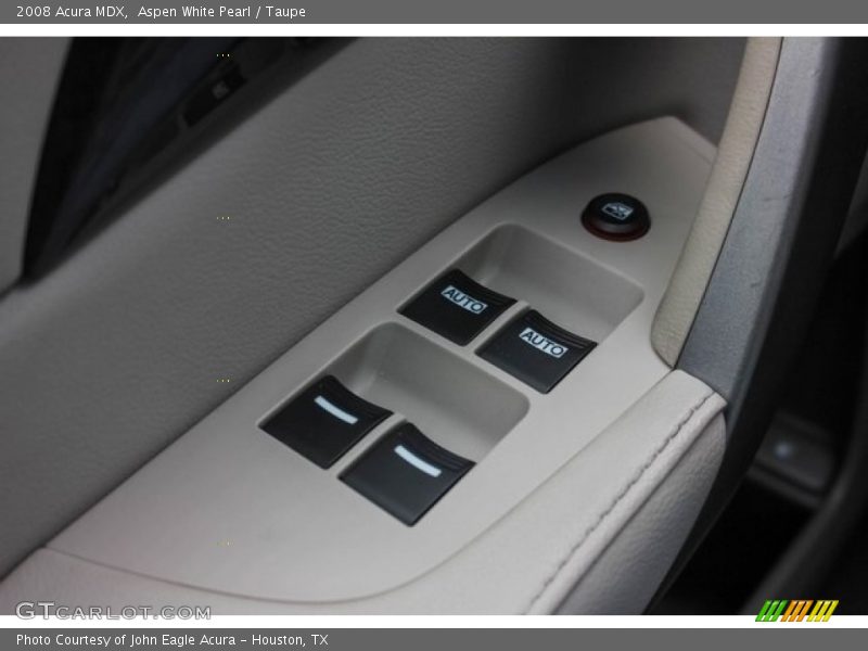 Aspen White Pearl / Taupe 2008 Acura MDX
