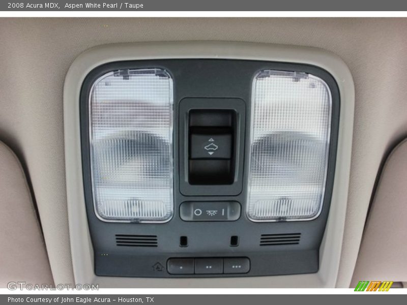 Aspen White Pearl / Taupe 2008 Acura MDX