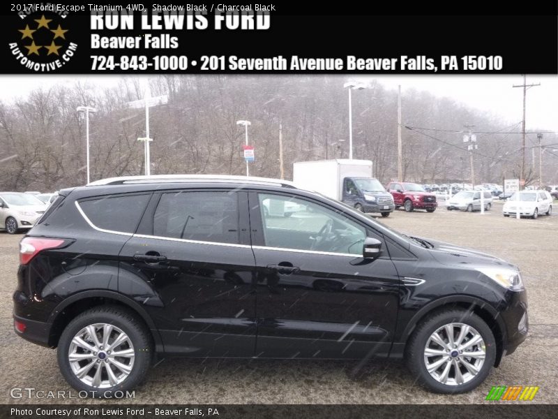 Shadow Black / Charcoal Black 2017 Ford Escape Titanium 4WD