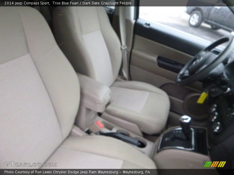 True Blue Pearl / Dark Slate Gray/Light Pebble 2014 Jeep Compass Sport