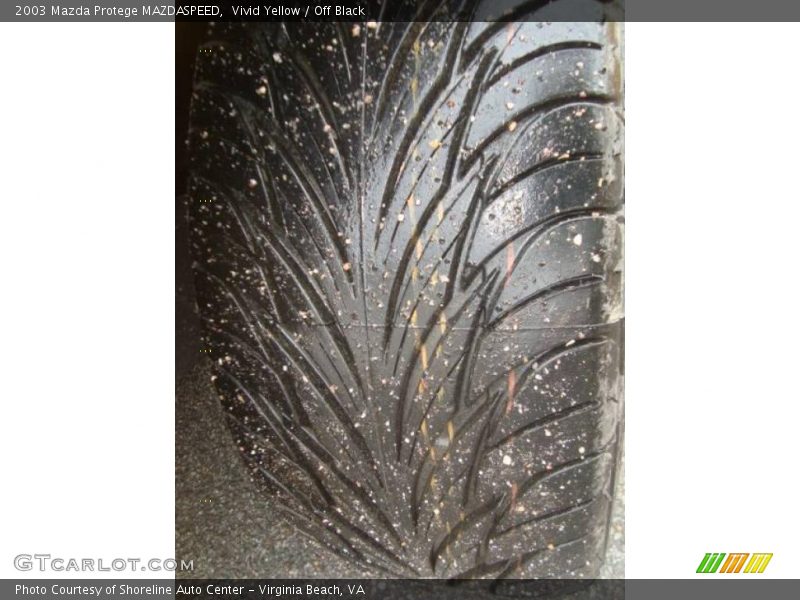 Vivid Yellow / Off Black 2003 Mazda Protege MAZDASPEED
