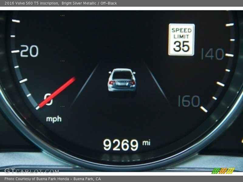 Bright Silver Metallic / Off-Black 2016 Volvo S60 T5 Inscription