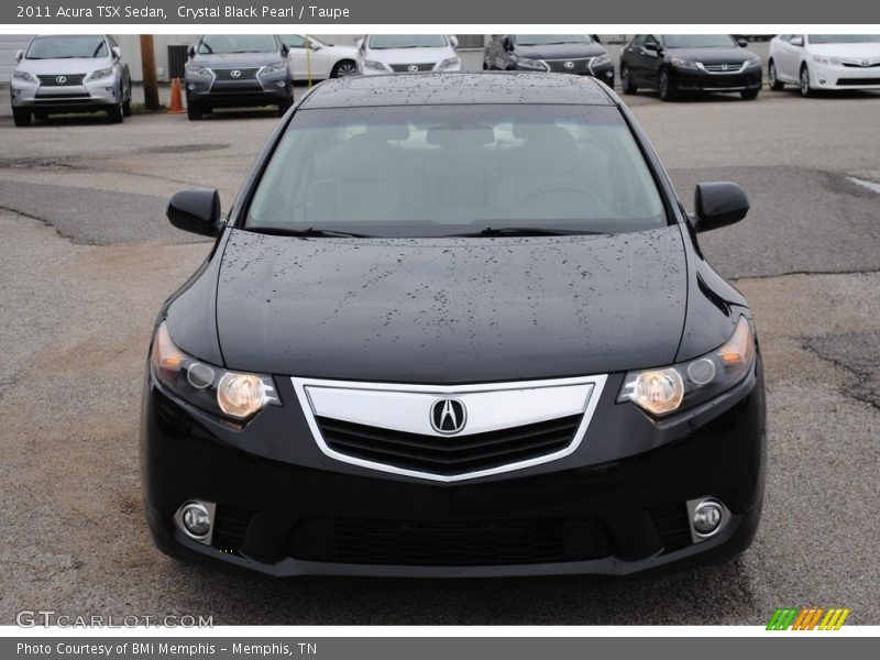 Crystal Black Pearl / Taupe 2011 Acura TSX Sedan