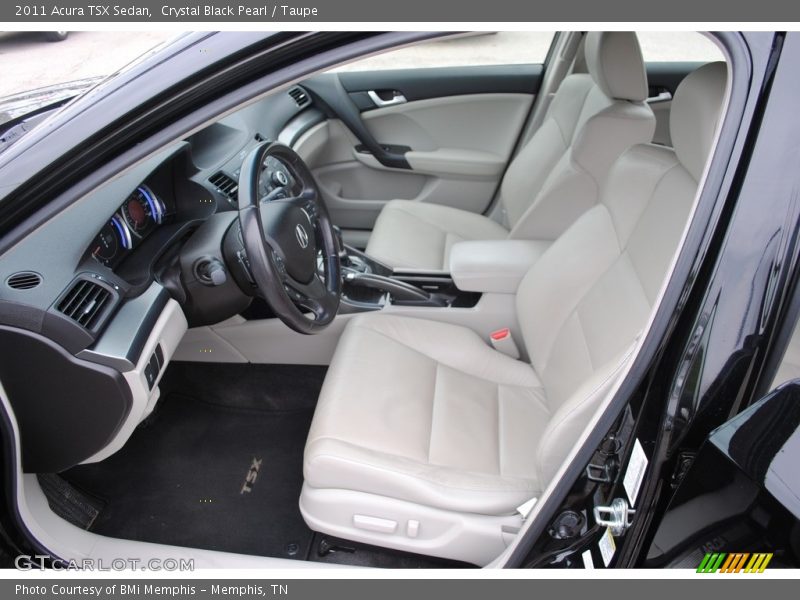 Crystal Black Pearl / Taupe 2011 Acura TSX Sedan
