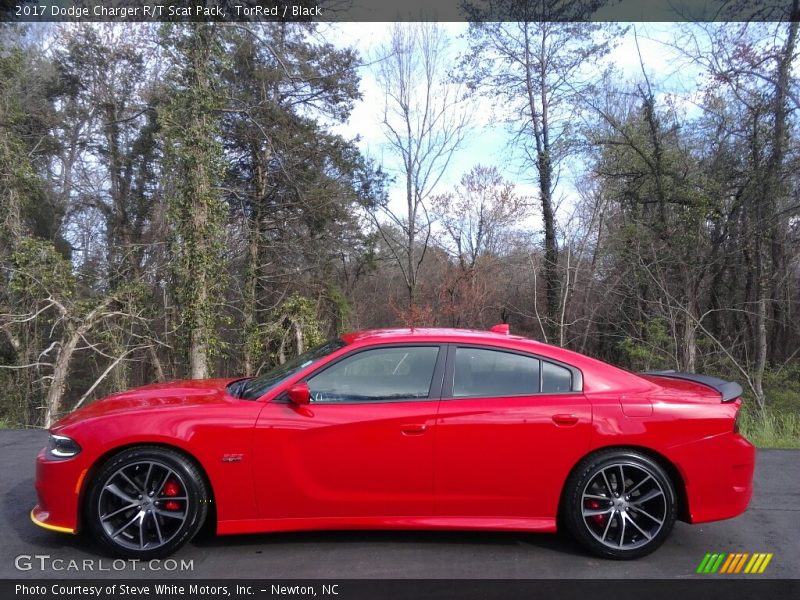 TorRed / Black 2017 Dodge Charger R/T Scat Pack