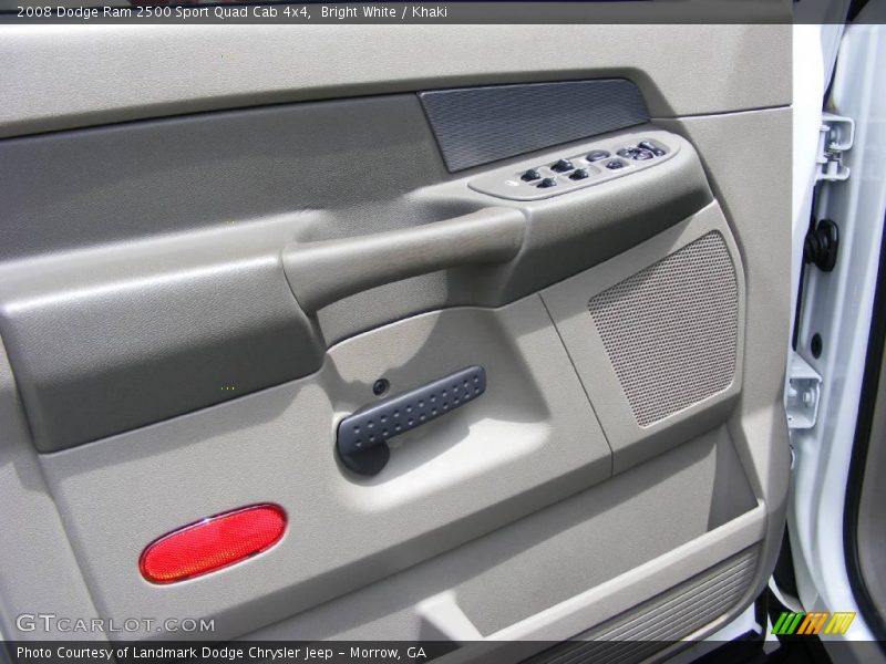 Bright White / Khaki 2008 Dodge Ram 2500 Sport Quad Cab 4x4