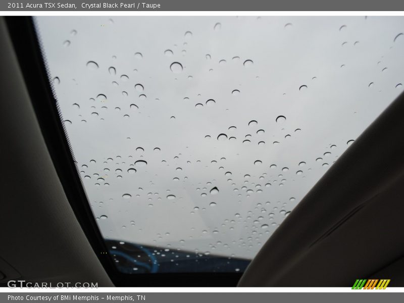 Crystal Black Pearl / Taupe 2011 Acura TSX Sedan