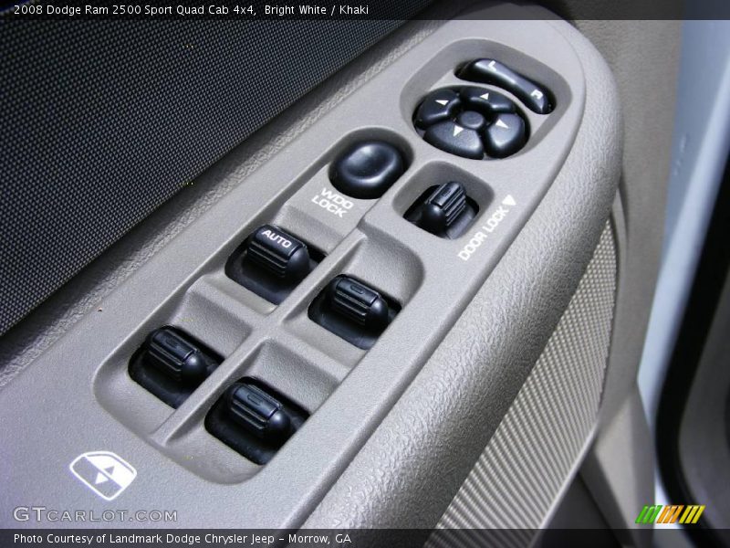 Bright White / Khaki 2008 Dodge Ram 2500 Sport Quad Cab 4x4