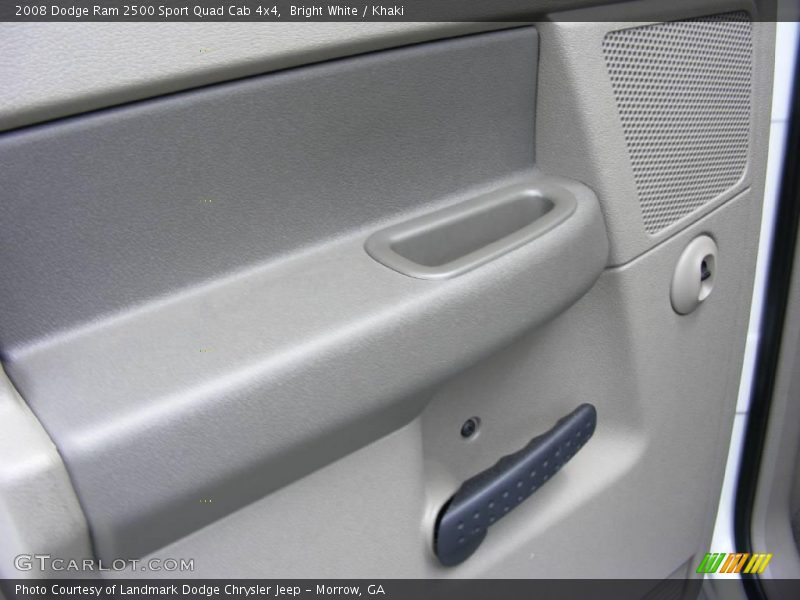 Bright White / Khaki 2008 Dodge Ram 2500 Sport Quad Cab 4x4
