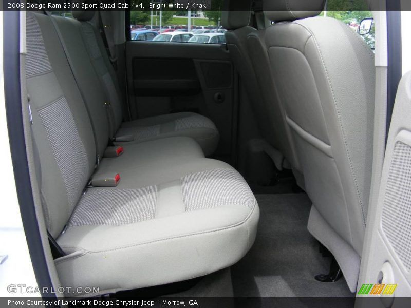 Bright White / Khaki 2008 Dodge Ram 2500 Sport Quad Cab 4x4