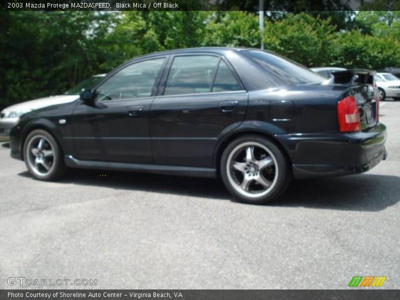 Black Mica / Off Black 2003 Mazda Protege MAZDASPEED