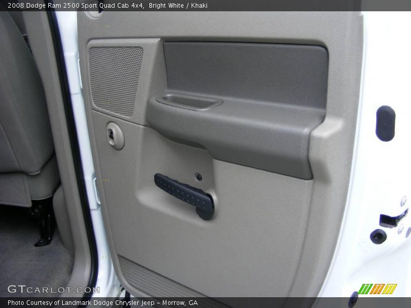 Bright White / Khaki 2008 Dodge Ram 2500 Sport Quad Cab 4x4