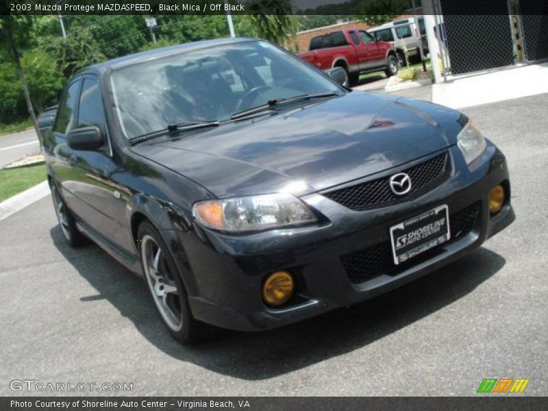 Black Mica / Off Black 2003 Mazda Protege MAZDASPEED