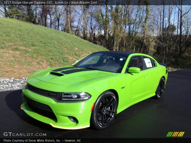 Green Go / Black/Brazen Gold 2017 Dodge Charger Daytona 392