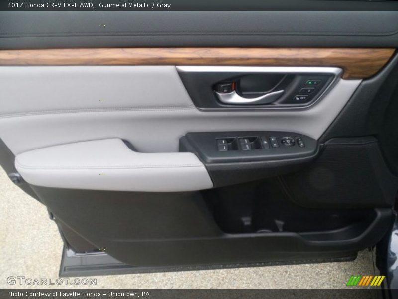 Gunmetal Metallic / Gray 2017 Honda CR-V EX-L AWD