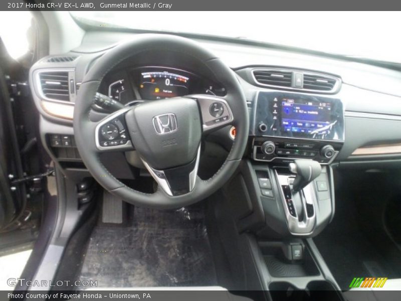 Gunmetal Metallic / Gray 2017 Honda CR-V EX-L AWD