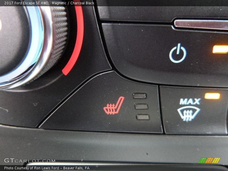 Magnetic / Charcoal Black 2017 Ford Escape SE 4WD