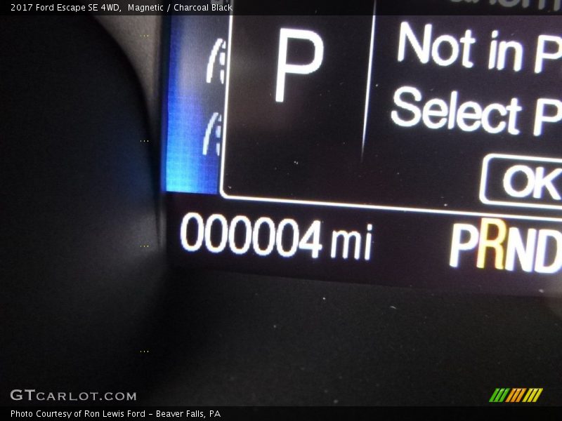 Magnetic / Charcoal Black 2017 Ford Escape SE 4WD