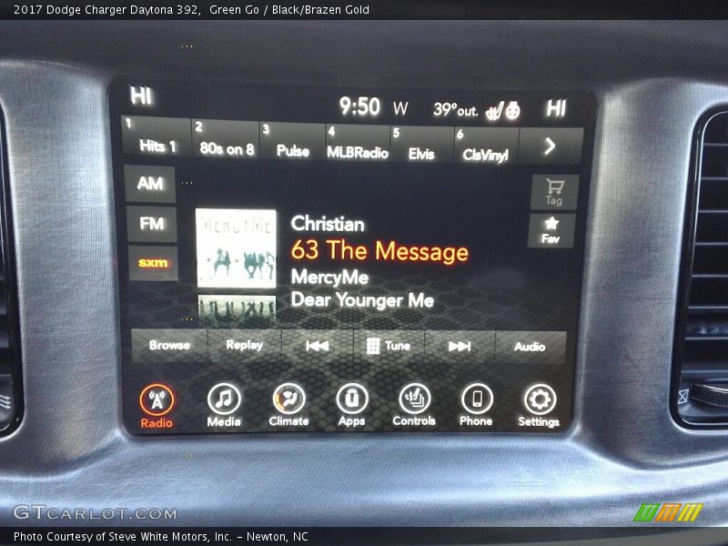 Green Go / Black/Brazen Gold 2017 Dodge Charger Daytona 392