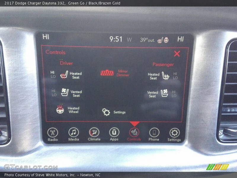 Green Go / Black/Brazen Gold 2017 Dodge Charger Daytona 392